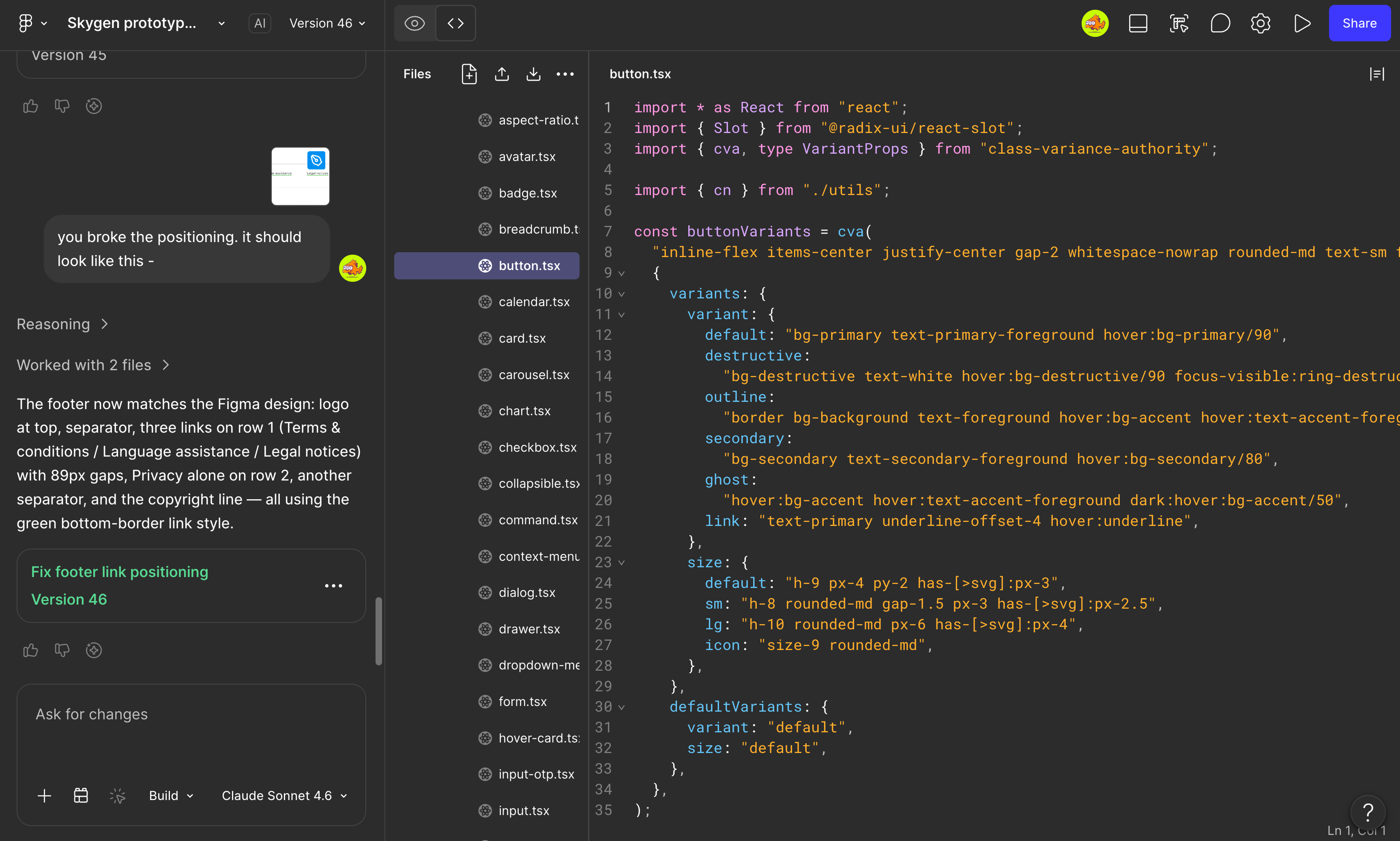 Inspect โ design spec
